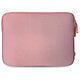 MW Housse Basics ²Life 13 pouces Rose/Blanc Housse de protection en mousse à mémoire de forme pour MacBook Pro 13" et MacBook Air 13"