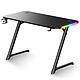Spirit of Gamer Headquarter 250 Bureau pour gamer - longueur 120 cm - profondeur 60 cm - hauteur 75 cm - structure en métal - rétroéclairage RGB - système de passage et de masquage des câbles