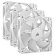 Corsair RS120 Triple Pack Blanc Pack de 3 ventilateurs de boîtier 120 mm