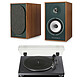 Triangle Borea BR02 CONNECT Vert + Teac TN-180BT-A3 Noir Enceintes actives Bluetooth 5.0 (par paire) + Platine vinyle à courroie - 3 vitesses (33-45-78 trs/min) - Bluetooth - Pré-ampli intégré - Cellule Audio-Technica ATN3600L