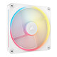 Corsair iCUE LINK LX140-R RGB (Blanc) Ventilateur de boîtier 140 mm RGB PWM à rotation inversée