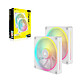 Corsair iCUE LINK LX140 RGB Dual Pack (Blanc) pas cher