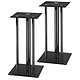 Hama Supports pour enceintes lourdes Noir Lot de 2 pieds pour enceintes bibliothèques lourdes (max 30 Kg)