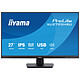 iiyama 27" LED - ProLite XU2793HSU-B7 Ecran PC Full HD 1080p - 1920 x 1080 pixels - 1 ms (MRPT) - 16/9 - Dalle IPS - 100 Hz - Adaptive-Sync - DisplayPort/HDMI - Hub USB - Noir