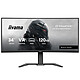 iiyama 34" LED - G-Master GCB3482WQSU-B1 Red Eagle Ecran PC UltraWide WQHD - 3440 x 1440 pixels - 0.6 ms (MPRT) - 21/9 - Dalle VA incurvée - HDR 400 - 120 Hz - FreeSync Premium - HDMI/DisplayPort - Réglage en hauteur - Hub USB - Noir