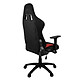 Corsair TC100 Relaxed Fabric (Noir/Rouge) pas cher