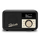 Roberts Revival Petite 2 Noir Radio-réveil mono - FM/DAB/DAB+ - Fonction alarme - Bluetooth - Jack 3.5 mm - USB-C
