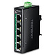 TRENDnet TI-PGLC50 Switch industriel Rail DIN 5 ports Ethernet 10/100/1000 Mbps dont 4 PoE+