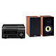 Denon RCD-M41DAB Noir + Davis Acoustics Balthus 30 Noyer Micro-chaîne Hi-Fi 2 x 30 Watts - Radio FM/DAB+ - Lecteur CD - Bluetooth - RCA/Optique - Sortie casque 3.5 mm - Horloge + Enceinte bibliothèque 80 Watts (par paire)