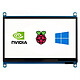 Waveshare 7" Capacitivo - 14628 Monitor portátil universal (para Raspberry Pi, Ubuntu, Windows...) - 7" - 1024 x 600 píxeles - Pantalla táctil - Panel IPS - HDMI / VGA / USB