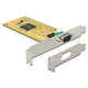 DeLock PCI controller card to 1 RS-232 D-Sub port PCI 2.1 controller card with 1 external D-Sub RS-232 port 