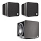 Cambridge Audio Minx Min 12 Noir + Cambridge Audio Minx X201 Noir Enceinte satellite 1 voie close (par paire) + Caisson de basses 200 Watts
