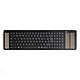Mousetrapper Type  Clavier sans fil ergonomique avec cellules solaires de rechargement intégrées - Bluetooth 5.0 - AZERTY, Français
