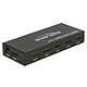 DeLock Commutateur HDMI 5 ports 4K @ 60 Hz Commutateur HDMI 5 Ports avec 5 Entrées HDMI et 1 Sortie HDMI - 4K @ 60 Hz - HDCP2.2