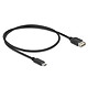DeLock USB-C / USB-A 2.0 - 0.5 m Câble USB-C vers USB-A 2.0 - Mâle / Femelle - 0.5 m