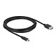 DeLock USB-C / USB-A 2.0 - 3 m Câble USB-C vers USB-A 2.0 - Mâle / Femelle - 3 m
