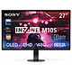 Sony 27" OLED - INZONE M10S Monitor PC 2.5K - 2560 x 1440 pixel - 0,03 ms (da grigio a grigio) - 16/9 - Pannello OLED - 480 Hz - Compatibile con NVIDIA G-SYNC / Adaptive-Sync - HDR10 / HDR 400 True Black - DisplayPort/HDMI - Regolazione dell'altezza - Nero 