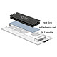 Avis DeLock Dissipateur de chaleur 70 mm pour module M.2 Noir