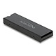 DeLock Dissipateur de chaleur pour module M.2 SSD 2280 Noir Dissipateur thermique en aluminium pour SSD M.2 2280 avec 3 supports auto-adhésifs thermiques