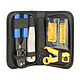 DeLock Kit d'outils réseau Kit d'outils réseau avec testeur réseau et outils d'installation