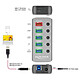 Avis DeLock Hub USB 3.0 à 6 ports avec 1 port USB-A dédié à la charge (5V 2.4A) et 1 port USB-C PD 3.0