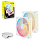Avis Corsair iCUE LINK LX140-R RGB Dual Pack (Blanc)