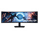Samsung 49" LED - Odyssey G9 S49FG912EU Ecran PC 5K - 5120 x 1440 pixels - 1 ms (gris à gris) - 32/9 - Dalle VA incurvée - 144 Hz - DisplayHDR 600 - FreeSync Premium Pro - DisplayPort/HDMI - Hub USB - Noir