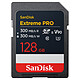 SanDisk Extreme PRO UHS-II V90 128 Go Carte mémoire SDXC UHS-II V90 U3 classe 10 128 Go 300 Mo/s