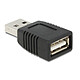 DeLock Adaptateur USB 2.0 type A mâle / type A femelle Adaptateur USB 2.0
