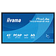 iiyama 43" LED - ProLite T4329AS-B1AG Écran tactile PCAP 4K UHD - 16:9 - VA - 500 cd/m² - 4000:1 - 6.5 ms - 24/7 - HDMI/USB-C - Wi-Fi/Ethernet - Android 14 - HP 2 x 10 W