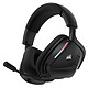 Corsair Gaming VOID RGB ELITE Wireless v2 (Noir) Casque gaming - sans fil - Bluetooth/RF 2.4 GHz - micro antibruit - rétroéclairage RGB - compatible PC, PlayStation, Switch et mobile
