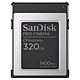 SanDisk CFexpress PRO-CINEMA Type B 320 Go Carte mémoire CFexpress 320 Go