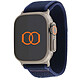 Band Band Boucle Trail Bleu 46 / 49 mm Bracelet trail en nylon pour Apple Watch 44/45/46/49 mm