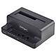 StarTech.com Duplicateur de SSD M.2 NVMe / HDD/SSD 2.5"/3.5" SATA 6 Gbps Dock autonome à 2 baies 1x M.2NVMe et 1x SATA 6 Gbps - duplication bidirectionnelle