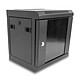 DeLock 10" network cabinet with 6U glass door Black 6U (340 x 280 mm) cabinet for 10" rack