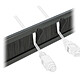 Avis DeLock Panneau passe-câble à brosse 1U pour armoire réseau 10"