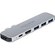 DeLock Station d'accueil MacBook Station d'accueil pour MacBook Dual HDMI 4K / PD / Hub