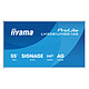 iiyama 55" LED - ProLite LH5581UHSG-1AG 3840 x 2160 píxeles 16:9 - VA - Panel mate, Haze 25% - 5000:1 - 500 cd/m² - 6,5 ms - Sistema operativo Android - HDMI/USB-C - Ethernet - Wi-Fi - Altavoces integrados 2x 10W - 24/7 - Negro