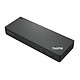 Lenovo ThinkPad Universal Thunderbolt 4 Smart Dock Station d'accueil pour ordinateur portable (DisplayPort / HDMI / Thunderbolt 4 / 4x USB 3.1 /1x USB-C 3.1 / Ethernet / Audio)