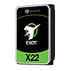 Seagate Exos X22 22 To (ST22000NM001E) Disque dur 3.5" 22 To 7200 RPM 512 Mo Serial ATA 6 Gb/s 512e/4Kn (bulk)