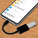 Avis Akashi Adaptateur USB Femelle vers USB-C Mâle Noir
