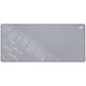 ASUS ROG Scabbard II XXL (Arctic Grey) Tapis de souris pour gamer - souple - nano-revêtement protecteur - base antidérapante en caoutchouc - format très large (900 x 400 x 3 mm)