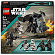 LEGO Star Wars 75412 Death Troopers vs Night Troopers Battle Pack Set da costruzione con trasportatore e 4 minifigure con blaster - Regalo da collezione per ragazzi dai 6 anni in su