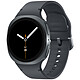Samsung Galaxy Watch8 (40 mm / Graphite) Montre connectée 40 mm - aluminium - étanche IP68 - GPS - RAM 2 Go - écran tactile Super AMOLED 1.34" - 32 Go - NFC/Wi-Fi/Bluetooth 5.3 - 325 mAh - One UI 8.0 - bracelet sport en silicone