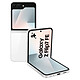 Samsung Galaxy Z Flip 7 FE Blanc (8 Go / 128 Go) Smartphone 5G-LTE Dual SIM IP48 avec Galaxy AI - Exynos 2400 3.2 GHz - RAM 8 Go - Ecran tactile intérieur Dynamic AMOLED 120 Hz 6.7" 1080 x 2640 - Ecran tactile extérieur Super AMOLED 3.4" 748 x 720 - 128 Go - NFC/Bluetooth 5.4 - 4000 mAh - Android 15