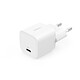 Belkin BoostCharge Chargeur secteur USB-C (25 W) (Blanc) Chargeur secteur USB-C 25 W compact certifié USB-IF et Apple MFi