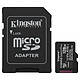 Kingston Canvas Select Plus SDCS3/128GB Carte mémoire Micro SDXC UHS-I Classe 10 128 Go + Adaptateur SD