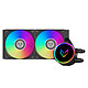 Fox Spirit Lightflow GX240 ARGB Kit de Watercooling 240 mm pour processeur avec éclairage LED ARGB