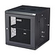 StarTech.com Armadio per server 12U a 4 montanti (RK1224WALHM) Armadio a parete 12U - carico utile 90 kg - nero