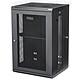 StarTech.com Armadio per server 18U a 4 montanti (RK1820WALHM) Armadio a muro 18U - carico utile 90 kg - nero